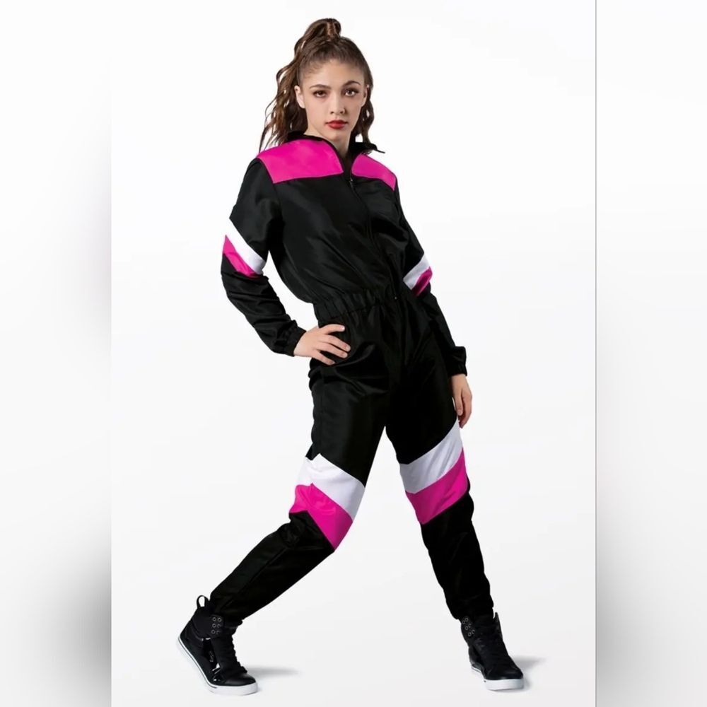 Balera Performance Neon Colorblock Jumpsuit AH12493